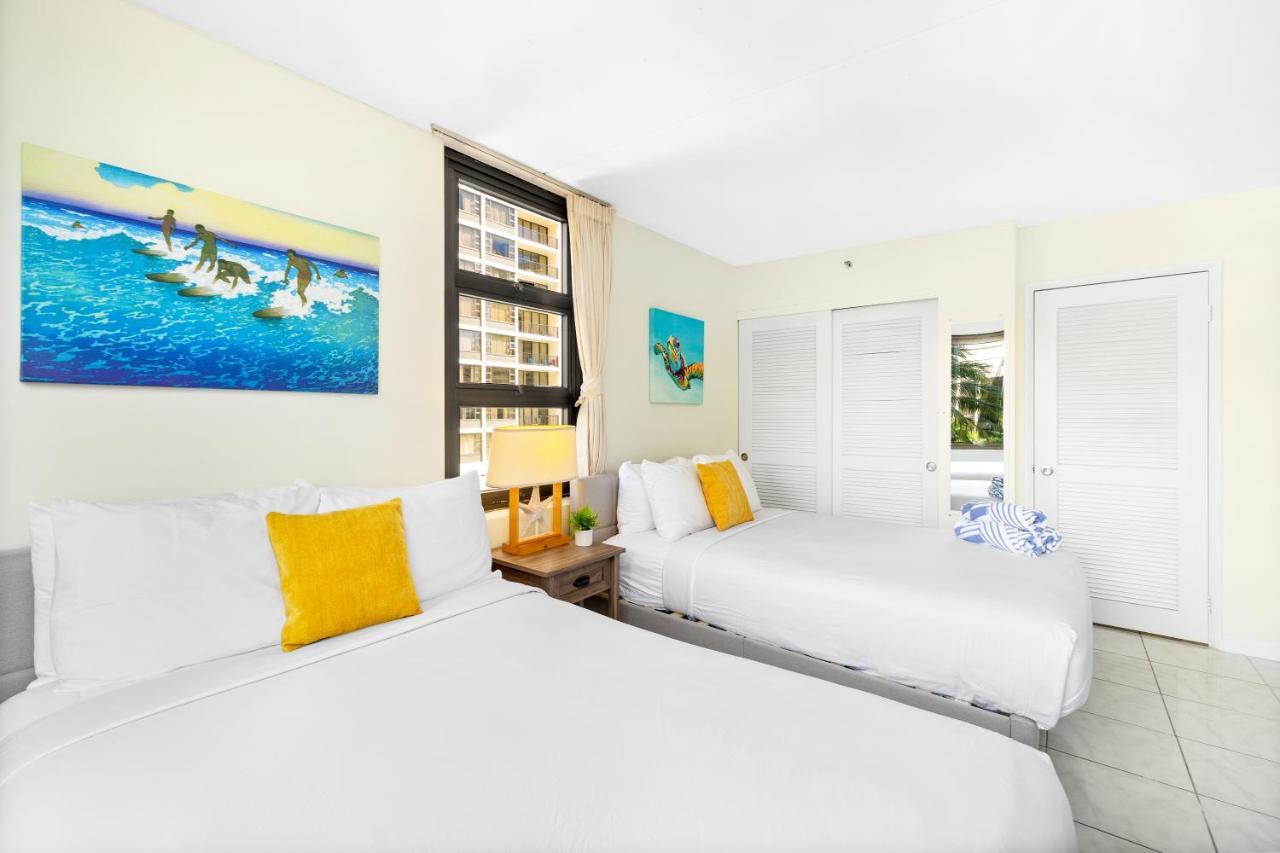 Waikiki Banyan Oasis With Partial Ocean View, 1-Block To Beach, Free Parking Apartment Honolulu Exterior photo